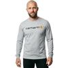 Carhartt Relaxed Fit Heavyweight Long-Sleeve Logo Graphic T-Shirt