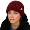 TOP-EX PolarWool L/XL/XXL lana merino lavorato a maglia a nido d'ape Troyer, doppio strato, 2 stili, caldo berretto invernale da uomo e da donna