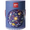 APLI Kids 18200 - Puzle circular Sistema Solar, 48 piezas