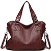 Coolives Grande Borsa Bauletto da Donna Borsa a mano con Tracolla in Pelle Sintetica Hobo Sacchetto Borsa a spalla Tote Borse Manici Donne Borsetta Borsa a tracolla Rosso