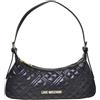 Love Moschino BORSA QUILTED PU NERO+GAL.ORO