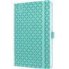 SIGEL J6103 Agenda settimanale Jolie 2026-1 anno - circa A5 - Aqua Green - 2 pagine - 1 settimana - copertina rigida - 80 g/m² - blu petrolio - 174 p. - certificazione FSC
