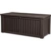 Baule Cassapanca da Esterno 155x64,4x72,4 cm in Resina Keter Rockwood Marrone