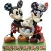 Enesco Disney Traditions - Statuina pasquale Topolino e Minnie