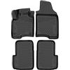 WALSER Tappetini in gomma per auto XTR su misura compatibile con Fiat Panda 02/2012 - Oggi