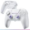 Oniverse Controller wireless per PS5/PC/Steam Deck - Starion - Joystick e grilletti Hall Effect, Palette macro programmabili, Grilletti L4/R4, Touchpad, Anti-Drift, Bluetooth/USB-C - Bianco