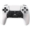 Wigento Controller Wireless per PS5, Joystick a Effetto Hall, Giroscopio a 6 Assi, Doppia Vibrazione, Bluetooth 5.3, Touchpad, Gamepad da Gaming (Bianco)