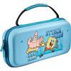 Numskull Official Spongebob Squarepants Hard Shell Travel Case for Nintendo Switch and OLED Model 2021 Console - Fits 10 Games and Switch Accessories