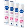 NIVEA Deodorante Spray Fresh Flower 150 ml, Deodorante donna per una protezione 48h, Deo spray antitraspirante e antibatterico, Profumo floreale, Senza alcool e alluminio, Tutti i tipi di pelle