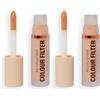 Makeup Revolution Revolution Colour Filter Correcting Concealer, Correttore Colore ad Alta Coprenza Modulabile con Finish Matte Soft, Vegano, Peach, 4 g (Confezione da 2)