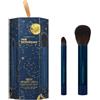 Real Techniques 2-Piece Skin Perfecting Midi Brush Duo Streak-Free Base Makeup Application Limited Edition Holiday Gift Set