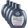 BREEZE | Deodorante Squeeze Comfort Protection, Breeze Men, 100ml (Confezione da 4)