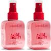 Jean & Len Spray corpo Wild Heart, delicata fragranza floreale con crema di latte di riso, ispirata ai fiori di ciliegio giapponesi, con pantenolo ed estratto di fiori di ciliegio, vegano, 100 ml