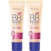 Rimmel London, BB Cream per trucco Match Perfection 9 in1 (Confezione da 2)