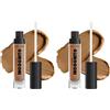 Wet n Wild Megalast Incognito Full-Coverage Concealer, Correttore Liquido ad Alta Coprenza dal Finish Opaco a Lunga Tenuta, Anti-Occhiaie e Imperfezioni, Tan Deep (Confezione da 2)