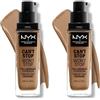 NYX Professional Makeup Fondotinta, Can't Stop Won't Stop Full Coverage Foundation, Lunga tenuta, Waterproof, Finish Matte, Tonalità: Caramel (Confezione da 2)