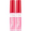 Rimmel London, Thrill Seeker Glassy Gloss, 150 Pink Candy, Gloss, Idratante, Labbra dall'aspetto sano, Maxi applicatore, Applicazione omogenea, Formula vegana, 10 ml (Confezione da 2)