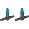 Gardena Micro-Drip-System Gocciolatore in linea 2 l/h: gocciolatore per sistema di irrigazione automatico, per piante con esigenze idriche simili, tecnica di collegamento semplice (13317-20)