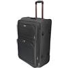 Valigeria.shop Valigia ORMI bagaglio a mano da cabina piccola M 55x35x20 media L 64x41x27 grande XL 72x46x30 espandibile resistente con 2 ruote (XL(72x46x30, Grigio)
