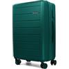 VOYAN Valigia Media Espandibile 58x40x24 SDR, Trolley da Viaggio Resistente Ultralight con Scocca Rigida ABS, Bagaglio da Vaggio con Ruote Doppie Girevoli e Chiusura di Sicurezza
