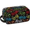 Ackutea Beauty case da viaggio per ragazzi e bambini, impermeabile, da appendere, per uomini, borsa da barba con grande capacità, per bagno, sport, doccia, Controller di gioco., Bagagli per bambini