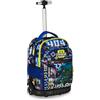 Mitama Trolley Scuola Run Maxi GAMING404, Blu, Doppio Scomparto, Tasca Frontale, 2 Tasche Laterali, Scuola Elementare e Tempo Libero, Bambino