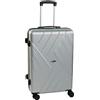 BERTOO ENM Valigia rigida Silver, ABS leggero, 67 litri, taglia L