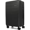 VOYAN Valigia Grande 23kg SDR 68x46x28 Espandibile, Valigia da Stiva, Trolley Rigido ABS Leggero, Bagaglio da Viagio con 4 Ruote 360°, Valigia Familiare Resistente con Chiusura di Sicurezza