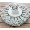 Viale Magico Bomboniere Matrimonio Calamata Albero della Vita con FEDI, Bomboniere Originali Promessa di Matrimonio, Pensierini Anniversario di Matrimonio (TR1210M) (Torta da 20 Pezzi)