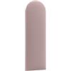 murando - Testiera Letto Imbottita, Ovale Velluto, 80x20 cm | 1 Pezzo, Pannelli Decorativi per Pareti, Cuscini Testata Letto, Pannelli Imbottiti per Camera da Letto, Design Elegante, Rosa