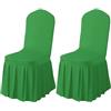 BUAOGDVG Gonna Parson Fodere for sedia rimovibili elasticizzate in spandex lavabile | Fodera protettiva for sedia attrezzata for cene, feste, cerimonie(Sage Green,2)