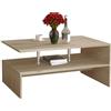 VCM Holz Couchtisch Sofatisch Wohnzimmertisch Beistelltisch Kaffeetisch Maliso L Sonoma-Eiche