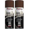 MAXMEYER Spray Effetto Rilievo Marrone 0.400 L (Confezione da 2)