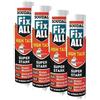 Soudal FIX ALL HIGH TACK Kleber 83118624 290 ml (Confezione da 4)