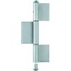 Alberts 414474 Cerniera per cancelli metallici, Tipo KO8, Acciaio inox, Altezza 220 mm, Diametro Ø14 mm