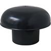 First Plast CDV90A Cappello di Ventilazione Testa Esalatore, senza rete, Ardesia, diametro interno 90 mm