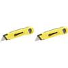 STANLEY 0-10-088 COLTELLO ABS A LAMA RETRATTILE 150 mm (Confezione da 2)