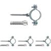 Fischer Collare CPT 2-1/2 per Fissaggio di Tubazioni in Metallo, Diametro Tubi da 72 mm a 76 mm, Include Tassello SX Plus 12 e Vite Doppia M10, 567678 (Confezione da 4)
