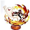 TOYS TOP WONDERS Statuetta da collezione in acrilico per Genshin Impact, mini stand da scrivania, personaggi Teyvat (Furina, Xiao, Navia, Neuvillette) (Hutao)