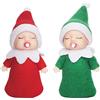 POPOYU 2 Pezzi Elfo di Natale Piccolo,Mini Elfo Natale Pupazzo,Piccoli Elfi Elfi di Babbo NataleBaby BambolaNatale,Elfo.di NatalePiccolo Bambola MiniElfi Bebè per Ragazze Ragazzi CompleannoNatale