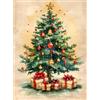 MISITU Puzzle natalizio per adulti, 100 pezzi | Pezzi extra grandi, puzzle albero di Natale per bambini