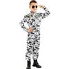 Funidelia | Costume da pilota da caccia per bambino - Aerei, Originali & Divertenti, Professioni - Costume per bambini e accessori per Feste, Carnevale e Halloween - Verde