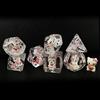 BESCON DICE Bescon Oversized DND HelloKitty Dice Set,Giant 7pcs Cat Translucent Polyhedral D&D Dice Set, Big Sized Dungeons and Dragons Dice