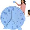 Generic Orologio per l'apprendimento, l'apprendimento Orologio per studenti alla grande - Orologi didattici adatti ai bambini,Orologi da allenamento leggeri Orologio dimostrativo dal design accattivante per b