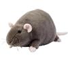 YZBBSH Peluche a forma di topo, topo oversize morbido, imbottito, realistico, carino, paffuto, cuscino in peluche per letto, divano, decorazione e regalo (marrone, 90 cm)