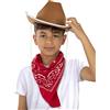 Funidelia | Cappello da cowboy per bambino Cowboys, Indiani, Western - Accessori per bambini, accessorio per costume - Marroni