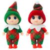 POPOYU 2 Pezzi Elfo di Natale Piccolo,Mini Elfo Natale Pupazzo,Piccoli Elfi Elfi di Babbo.Natale Baby BambolaNatale,Elfo.di NatalePiccolo Bambola MiniElfi Bebè per Ragazze Ragazzi CompleannoNatale