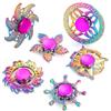 SCIONE Gioco Sensoriale Fidget Spinner Pack da 6, Metallo Arcobaleno per Bambini con Autismo e TDAH, Aiuto alla Concentrazione, Rotazione 2-3 Min, Premi Scolastici