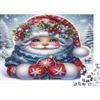 K5R8V1A4 Babbo Natale carino Puzzle per Adulti Puzzle 1000 Pezzi Scena invernale Gioco di Puzzle 1000 Pezzi Relax Decorazione casa Regalo festivo 38x26cm/1000pcs
