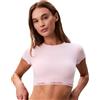 Calvin Klein Donna T-Shirt a Bralette Collo Alto